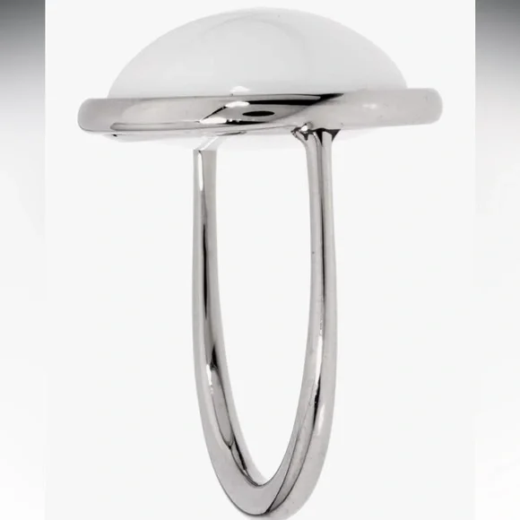 NWT Calvin Klein Loop stainless steel Size 8 Ring - Picture 2 of 4